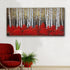 Cherry Blossom 100% Decorative Hand painting for Home Decor & Wall Decoration Items (With outer Floater Frame) (56 x 28 Inches)